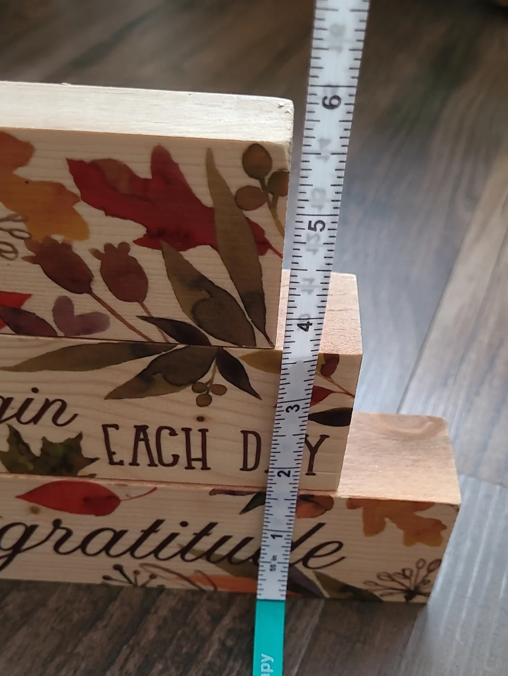 Stackable Wooden Fall Decor
